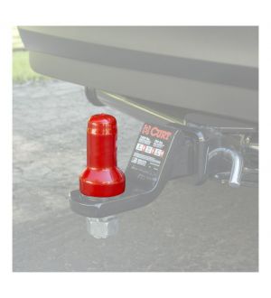 Curt Switch Ball Shank Cover (Fits 1-1/8in Neck Red Rubber Packaged)