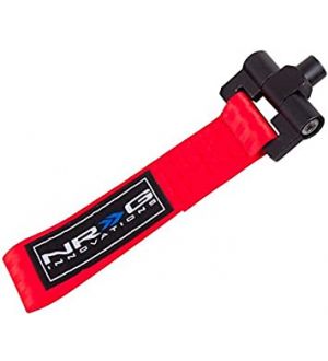 NRG Bolt-In Tow Strap Red - Scion Fr-S 2012+ / Subaru BRZ 2012+ (5000lb. Limit)