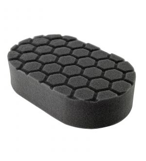 Chemical Guys Hex-Logic Finishing Hand Applicator Pad - Black - 3in x 6in x 1in (P24)