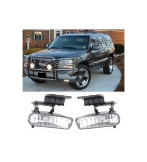 Ikon Motorsports 99-02 Chevy Silverado 1500 2500 00-06 Suburban TahOE Fog Lights Clear