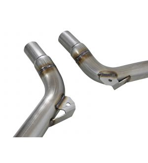 aFe Twisted Steel  Street Connection Pipes Stainless 11-19 Dodge Challenger V6-3.6L