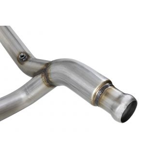 aFe Twisted Steel 3-3.5in 304SS Race Series Y Pipe w/o Cats 2019 GM Silverado/Sierra 1500 V8-6.2L