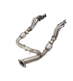 aFe Power Twisted 409 SS Long Tube Header and Y-Pipe (Street Series) 15-18 Ford F150 V8-5.0L