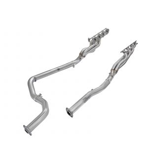 aFe Power Twisted Steel Long Tube Header & Connection Pipes 10-16 Toyota Tundra 5.7L V8 (Race)