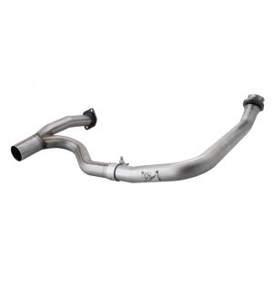 aFe Twisted Steel Y Pipe 2-2.5in SS Exhaust 12-17 Jeep Wrangler Unlimited V6-3.6L(4 Dr-Manual Trans) - 48-46207