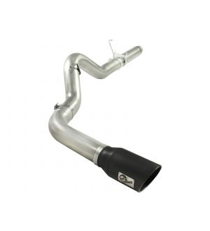 aFe MACHForce XP 5in Turbo-Back Exhaust SS w/ Muffler & Black Tip 03-5/04 Dodge Diesel L6 5.9L td