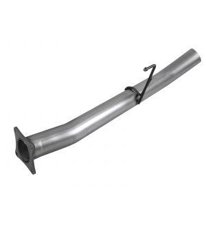 aFe ATLAS 4in Aluminized Steel DPF Delete Pipe 07-10 Dodge Diesel Trucks L6-6.7L (td)