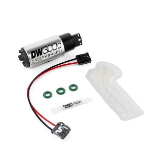 Deatschwerks 340lph compact fuel pump w/ 1010 install kit - 9-307-1010