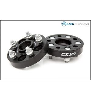 FT-86 SPEEDFACTORY 5X100 TO 5X114.3 FORGED ALUMINUM WHEEL CONVERSION SPACERS 2013+ FR-S / BRZ / 86-25mm