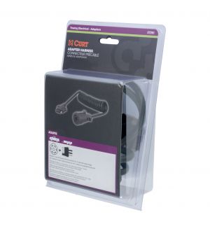 Curt 5ft Electrical Adapter Harness (7-Way RV Blade Vehicle to 5-Way Flat Trailer)
