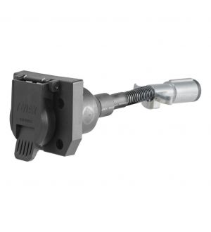 Curt Electrical Adapter (6-Way Round Vehicle to 7-Way RV Blade Trailer)