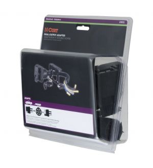 Curt Dual-Output Electrical Adapter (Adds 7-Way RV Blade to 4-Way Flat)