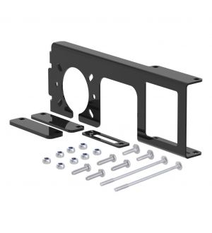 Curt Easy-Mount Bracket for 4 or 5-Flat & 6 or 7-Round (2in Receiver Packaged)