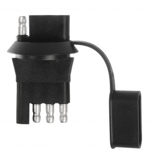 Curt 4-Way Flat License Plate Light Plug Adapter