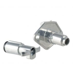 Curt 4-Way Round Connector Plug & Socket (Packaged)
