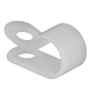 Curt 3/8in I.D. Convoluted Slit Loom Tube Clamps (25-Pack)