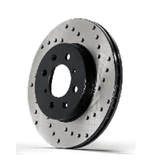 StopTech StopTech Sport Cross Drilled Brake Rotor - Rear Right - 128.66075L