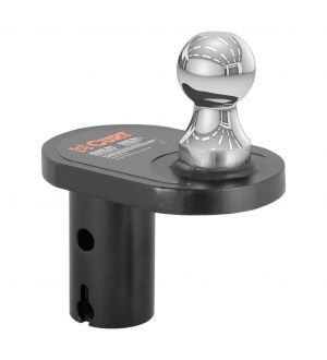 Curt Double Lock 2-5/16in Offset Gooseneck Ball (4in Rearward Offset)