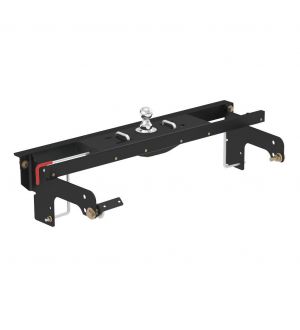 Curt 01-10 GMC Sierra 2500 HD Double Lock EZr Gooseneck Hitch Kit w/Installation Brackets