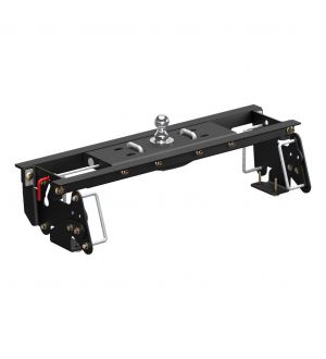 Curt 03-10 Dodge Ram 3500 Double Lock EZr Gooseneck Hitch Kit w/Installation Brackets