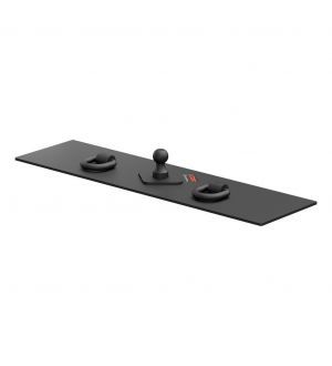 Curt 90-93 GMC C1500 Over-Bed Flat Plate Gooseneck Hitch