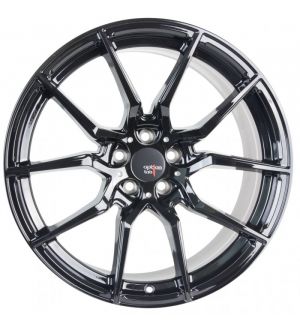 Option Lab R716 18x9.5 +35 5x100 Gotham Black Wheel