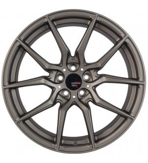 Option Lab R716 18x9.5 +35 5x114.3 Noble Grey Wheel