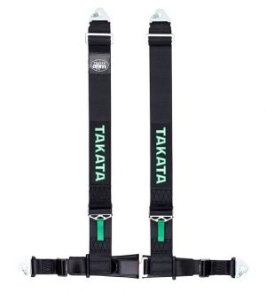 Takata Drift III 4-Point Harness Black Snap-On - Universal