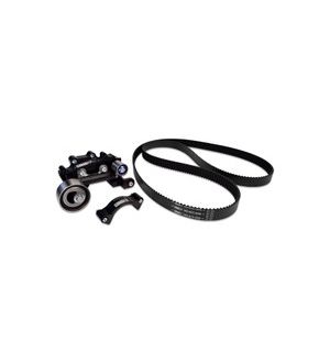 IAG Timing Guide, Competition Tensioner, & Black Racing Timing Belt Kit for 02-14 WRX, 04-21 STI