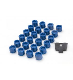 Muteki SR45S Closed End Cap for SR45S Lug Nuts - Universal - Yellow - 33200Y