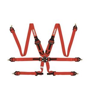 RaceQuip Red FIA CAMLOCK 6pt 2in Pull Down Lap FHR