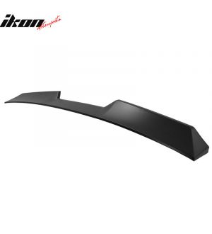 Ikon Motorsports Fits 2022-2024 Subaru WRX 5th V Style ABS Rear Window Roof Spoiler Wing Unpainted