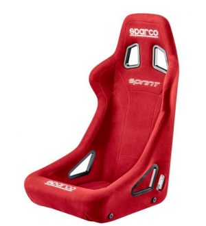 Sparco Sprint Fixed Back Seat Red