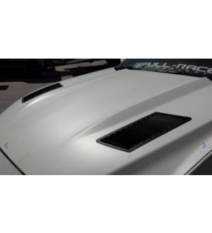 Verus Engineering Hood Louver Kit (Non-GT Hood Spec) - S550 Mustang - Black