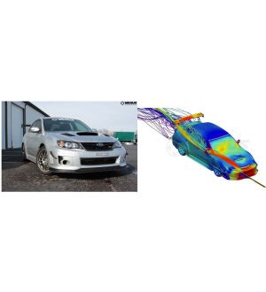 Verus Engineering Front Splitter Kit  2011-2014 Subaru WRX/STI (GR/GV - A0206A