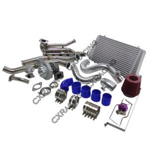 CX Racing op Mount GT35 Turbo Kit Manifold Downpipe Intercooler For 92-98 BMW E36
