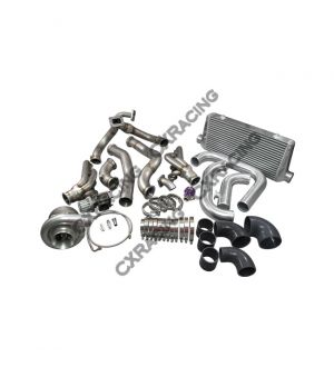 CX Racing T76 Turbo Manifold Header Downpipe Intercooler Piping Kit For 98-02 Chevrolet Camaro LS1