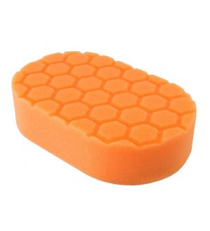 Chemical Guys Hex-Logic Medium Cutting Hand Applicator Pad - Orange - 3in x 6in x 1in (P24)