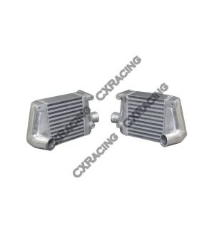 CX Racing Twin Turbo Intercooler For 1990-1996 Nissan 300ZX Aluminum Side Mount