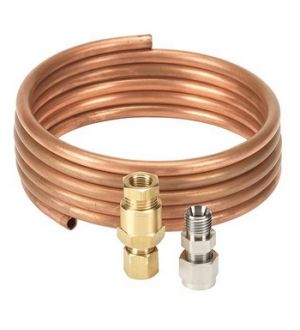 Glowshift Replacement 6' Copper Hose with Compression Fittings