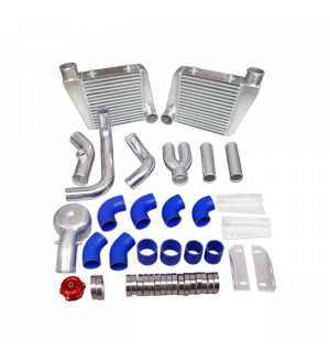 CX Racing Twin Turbo Intercooler Piping BOV Kit For 64-67 Chevelle BBC Big Block 396 402 427 454