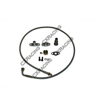 CX Racing Oil Line Kit Drain Oil Pan Plug , Extra Long 51