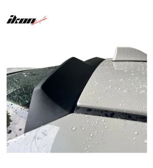 Ikon Motorsports 2022-2023 Subaru BRZ Toyota GR86 Unpainted V Style Roof Spoiler ABS