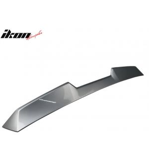 Ikon Motorsports 2022-2023 Subaru BRZ Toyota GR86 #G1U Silver V Style Roof Spoiler Wing