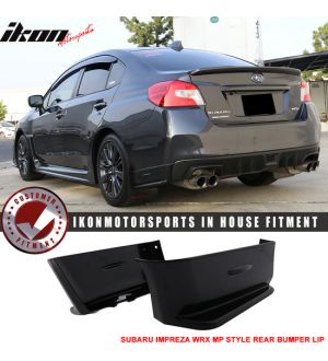 2015-2021 Subaru WRX STI MP Style Rear Bumper Lip Apron Spats ABS 2PC