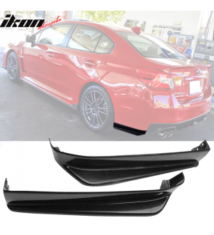 2015-2021 Subaru WRX STI Unpainted Rear Bumper Lip Apron Splitter ABS