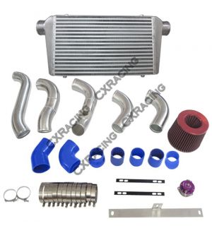 CX Racing Intercooler Kit + Intake Pipe For Toyota Cressida 1JZ-GTE 1JZGTE Stock