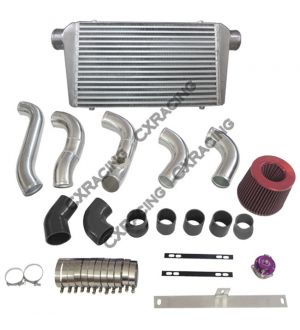CX Racing Intercooler Kit + Intake Pipe For Toyota Cressida 1JZ-GTE 1JZGTE Stock