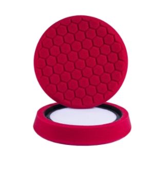 Chemical Guys Hex Logic Self-Centered Perfection Ultra-Fine Finishing Pad - Red - 6.5in (P12)