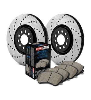 StopTech Street Axle Pack Drilled, Front - 939.34034